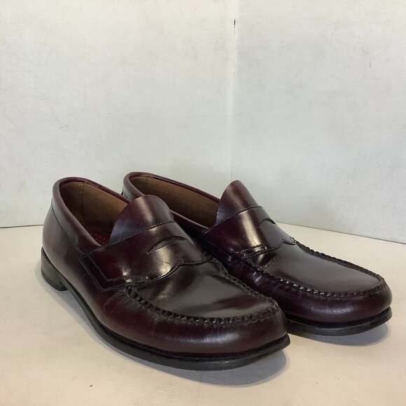 G.H. Bass Weejuns Levin Brown Leather Penny Loafers Shoes Size 11.5 M - Picture 1 of 12